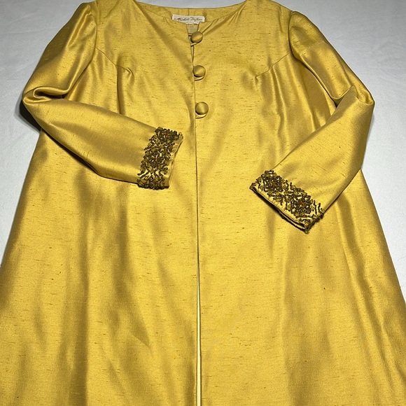 Exquisite Vintage Silk Beaded dress suit - Picture 10 of 13